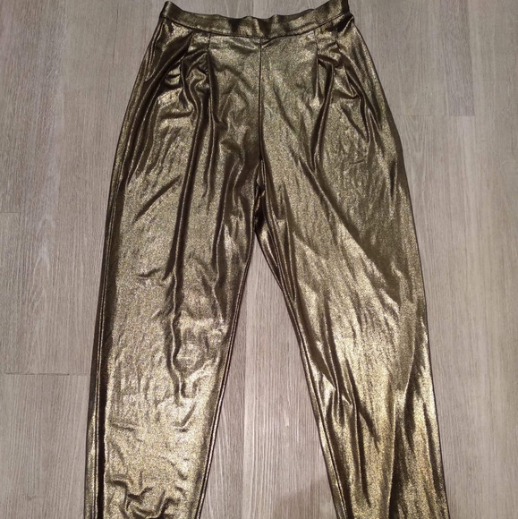 Golden Harem-style trousers by American apparel - Picture 3 of 6